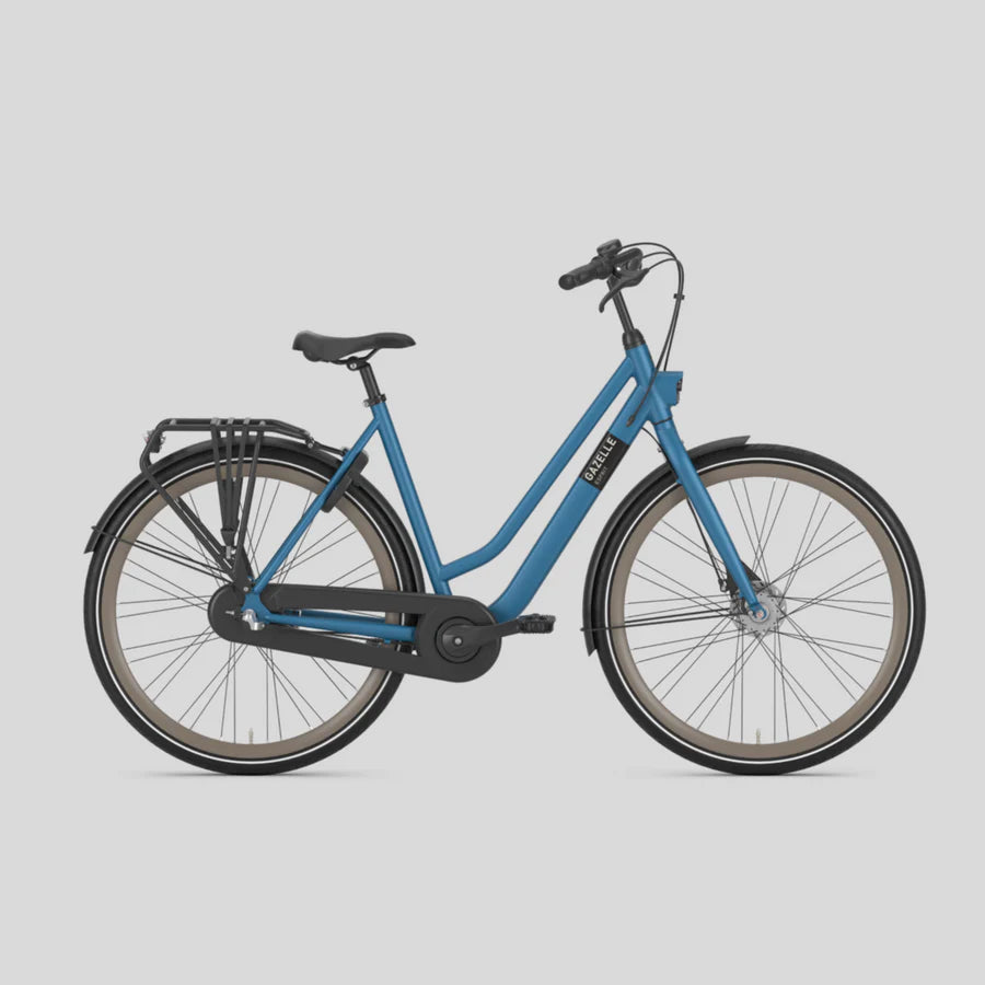 Gazelle citygo c3 2020 online hybrid trapeze bike jeans blue