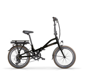 Open image in slideshow, MBM EMetro folding e electric bike lightweight black
