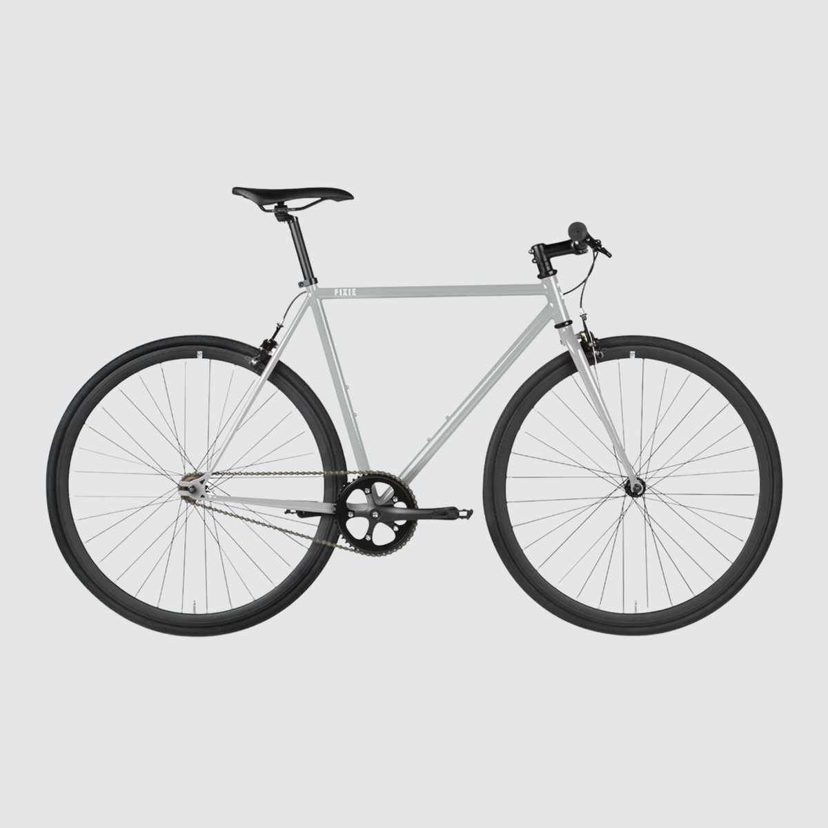 White fixed best sale gear bike