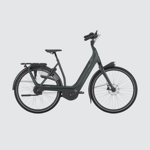 Open image in slideshow, Gazelle Avignon C380 HMB Electric Bike in Teal Grey – the epitome of comfort and style for your next adventure.
