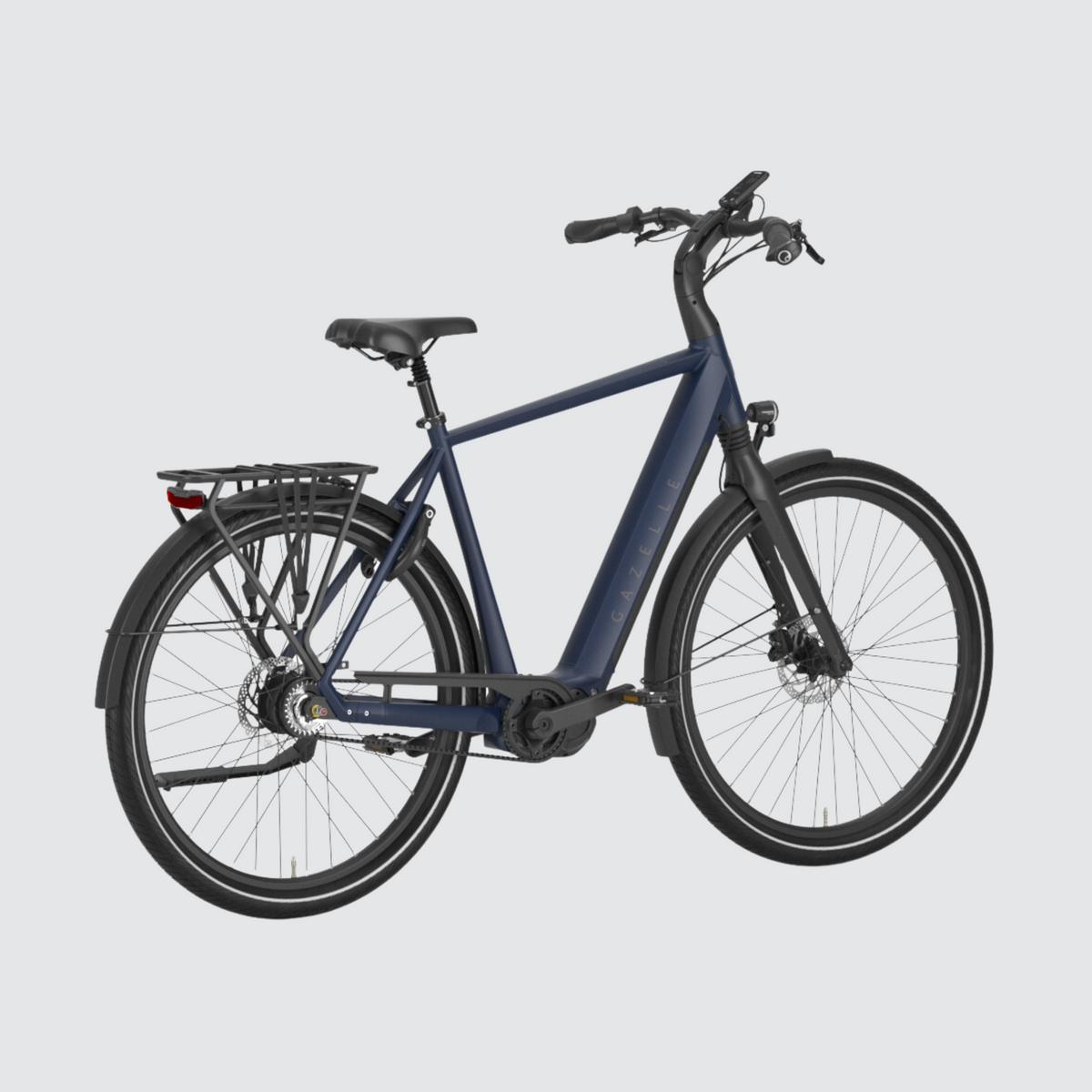 Gazelle Chamonix C5 Hms Electric Bike Midnight Blue Bells Bicycles