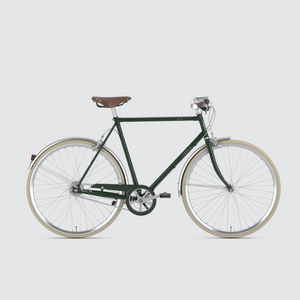 Open image in slideshow, gazelle van stael hunter green dutch bike bells bicycles
