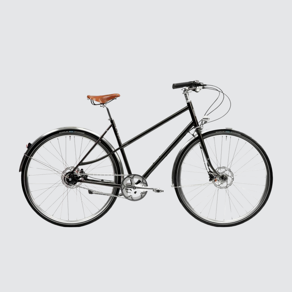 pelago aristo commuter hybrid bike black