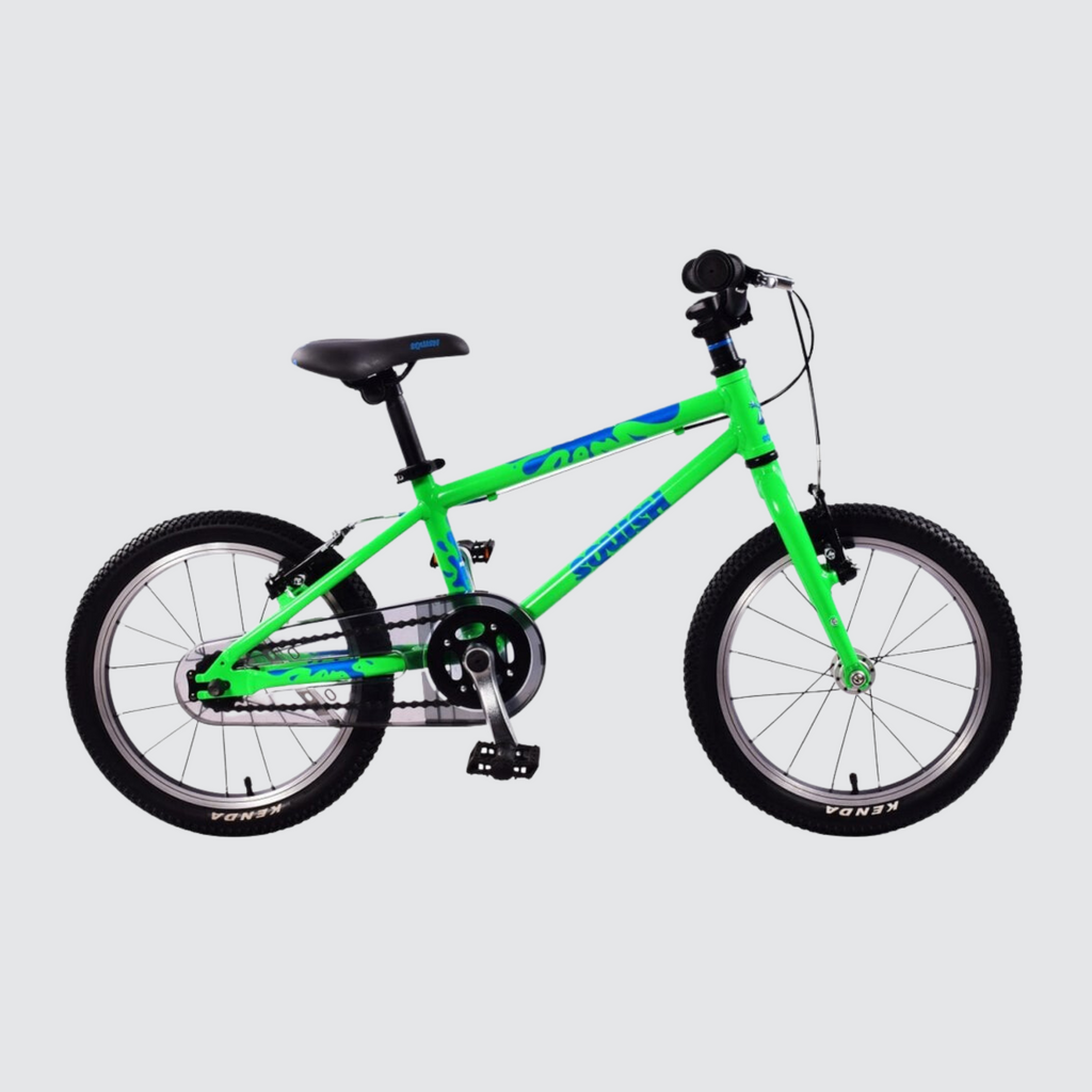 squish lightweight kids bike 16" green