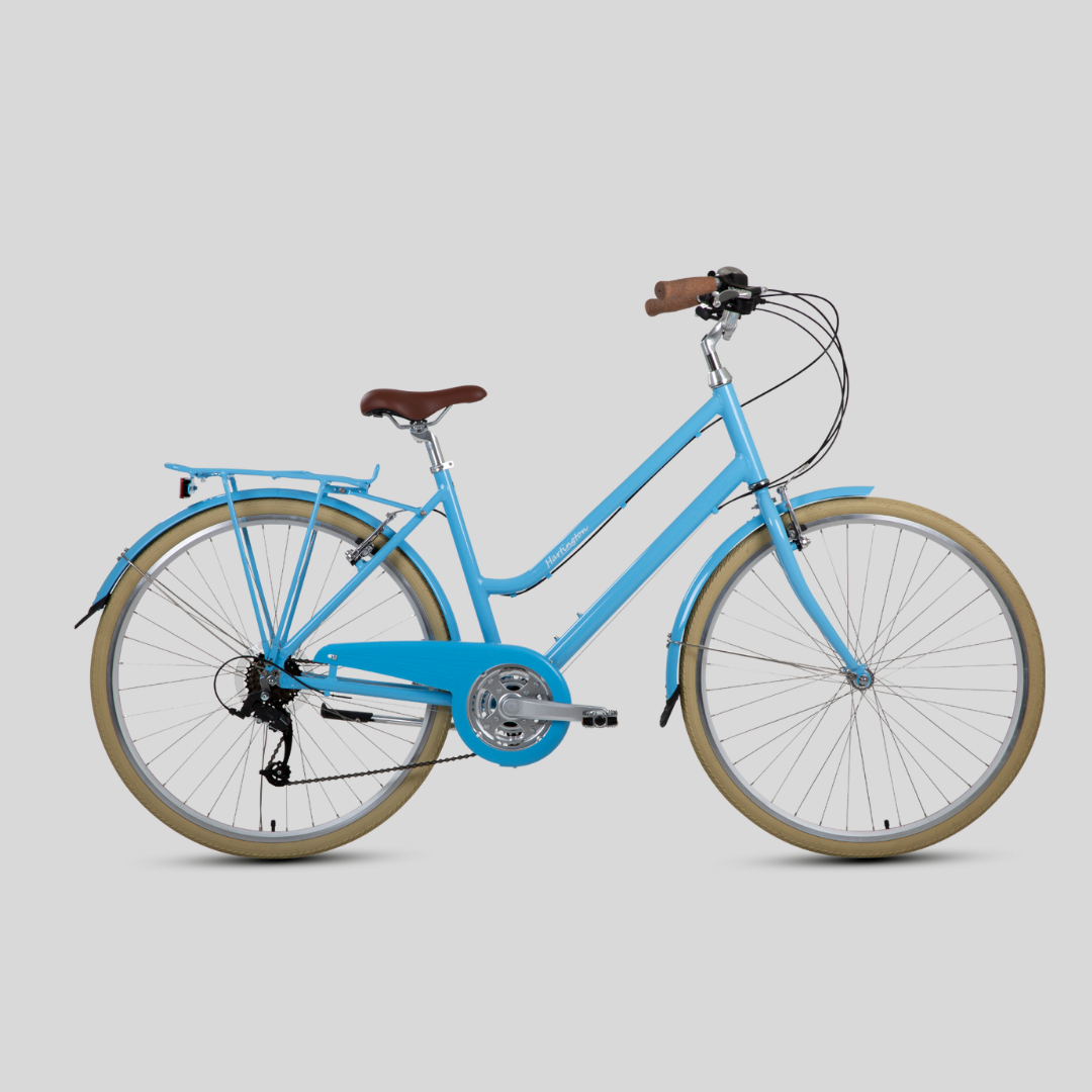 Pale discount blue bike