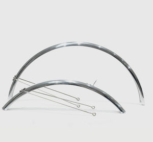 Open image in slideshow, Tokyobike mudguards chrome
