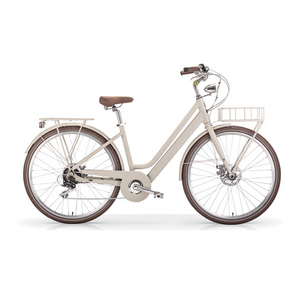 Open image in slideshow, MBM La Rue stylish beautiful urban city electric ebike beige
