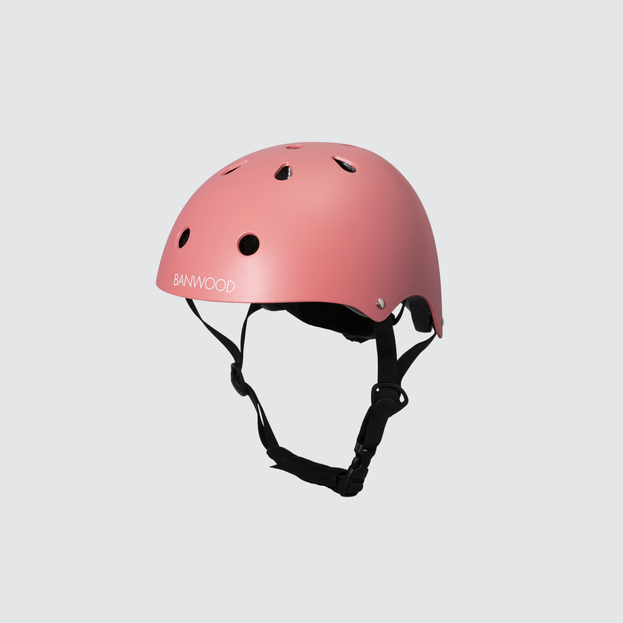 banwood junior kids bike helmet coral
