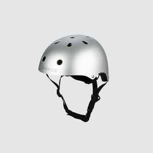 Open image in slideshow, banwood junior kids bike helmet silver
