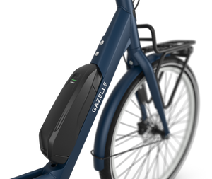 Bloom C7 HMS in mallard blue includes the Shimano high-performance lithium-ion battery giving you the maximum possible range.