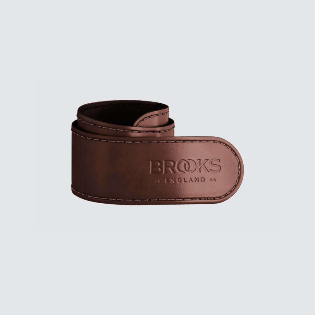 brooks leather trouser strap brown