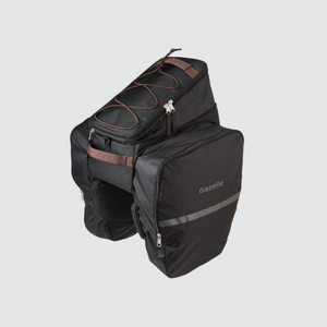 gazelle carrier bag rack top pannier bag bike