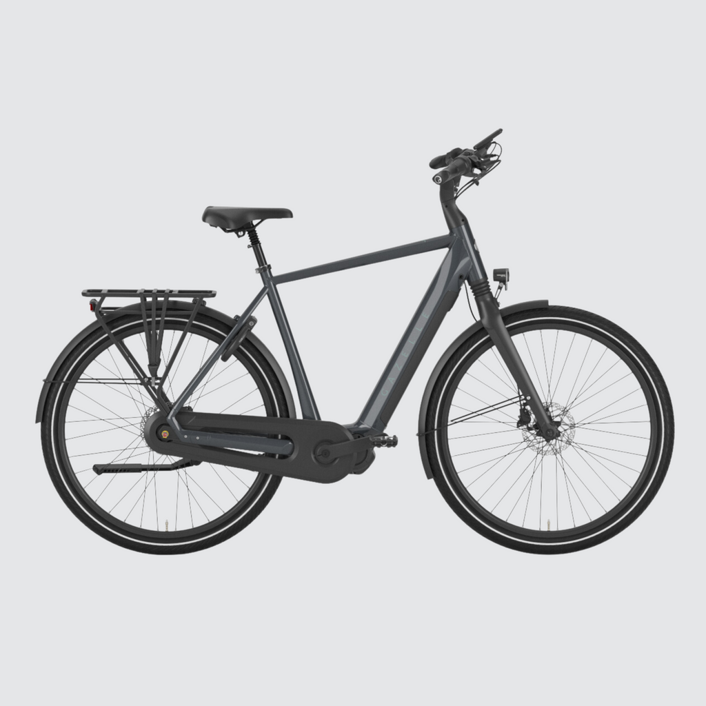 Gazelle Chamonix C7 HMS Electric Bike with crossbar- The perfect blend of power and versatility for your cycling adventures.