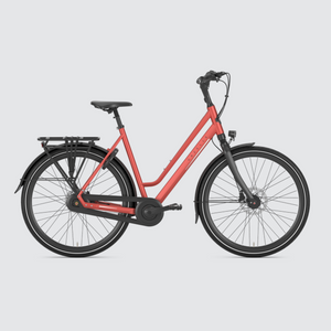 Open image in slideshow, gazelle chamonix c8 orange dutch city hybrid bike
