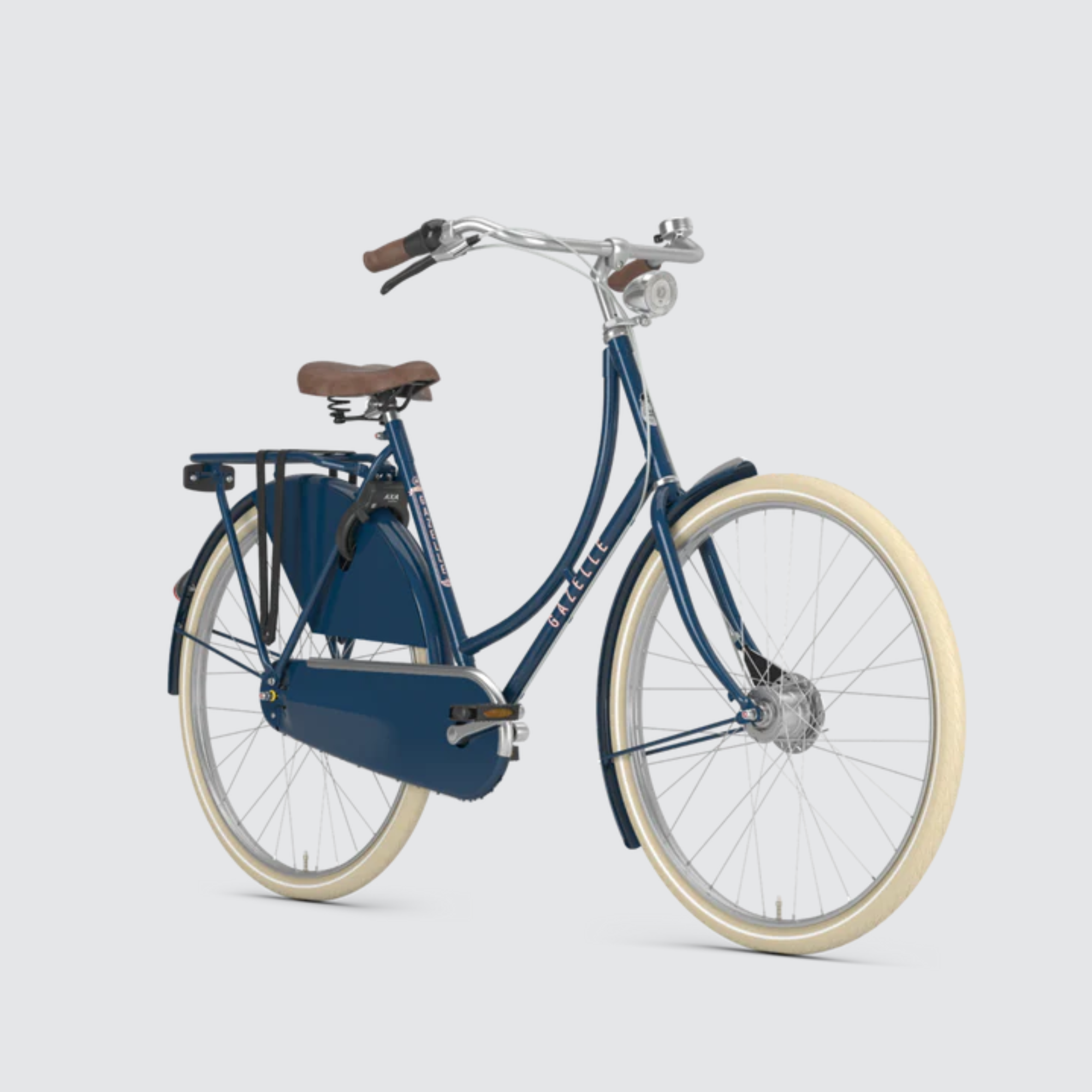 gazelle classic bike navy blue