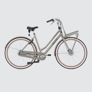 Open image in slideshow, gazelle miss grace bike clay green bells bicycles
