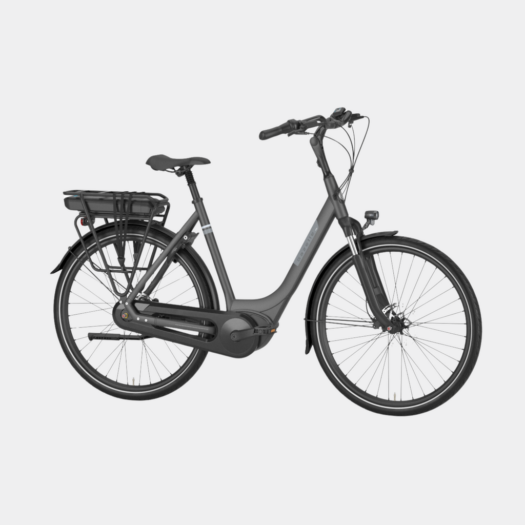 gazelle paris c7+ hmb dutch ebike bells bicycles anthracite grey