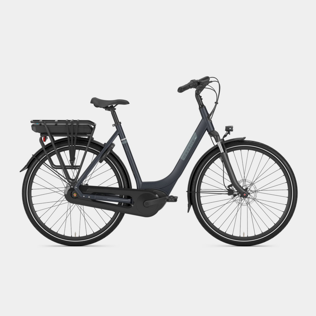 gazelle paris c7 hmb dutch ebike bells bicycles uk graphite blue