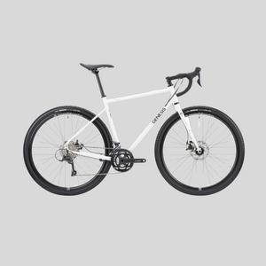 genesis croix de fer 10 lightweight steel gravel adventure road touring bike white