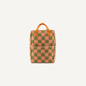 Open image in slideshow, Sticky Lemon Farmhouse checkerboard Large Backpack
