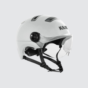 Open image in slideshow, kask urban r visor bike helmet white
