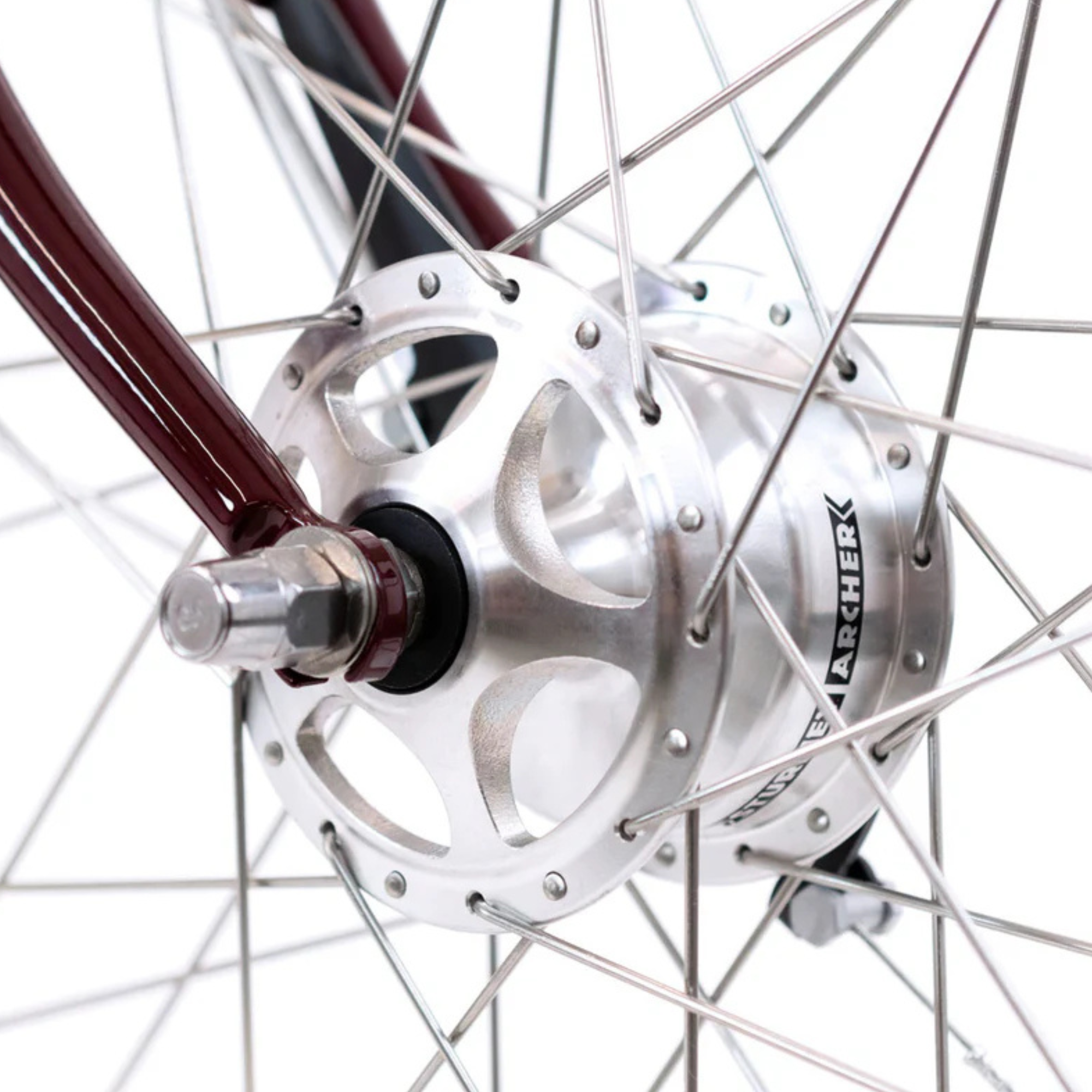 pashley morgan 3 three Morgan-inspired bicycle Lugged steel frame Sturmey Archer 3-speed hub gears Classic British bike Elegant city bike Stylish commuter bike burgudy