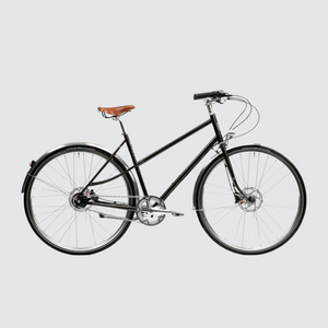 Open image in slideshow, pelago aristo commuter hybrid bike black
