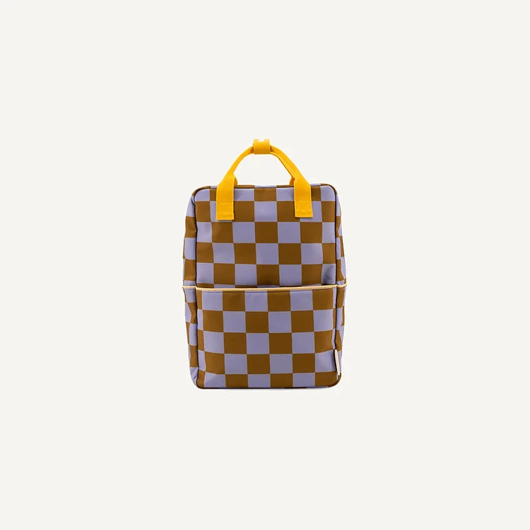 Sticky Lemon Farmhouse checkerboard Large Backpack
