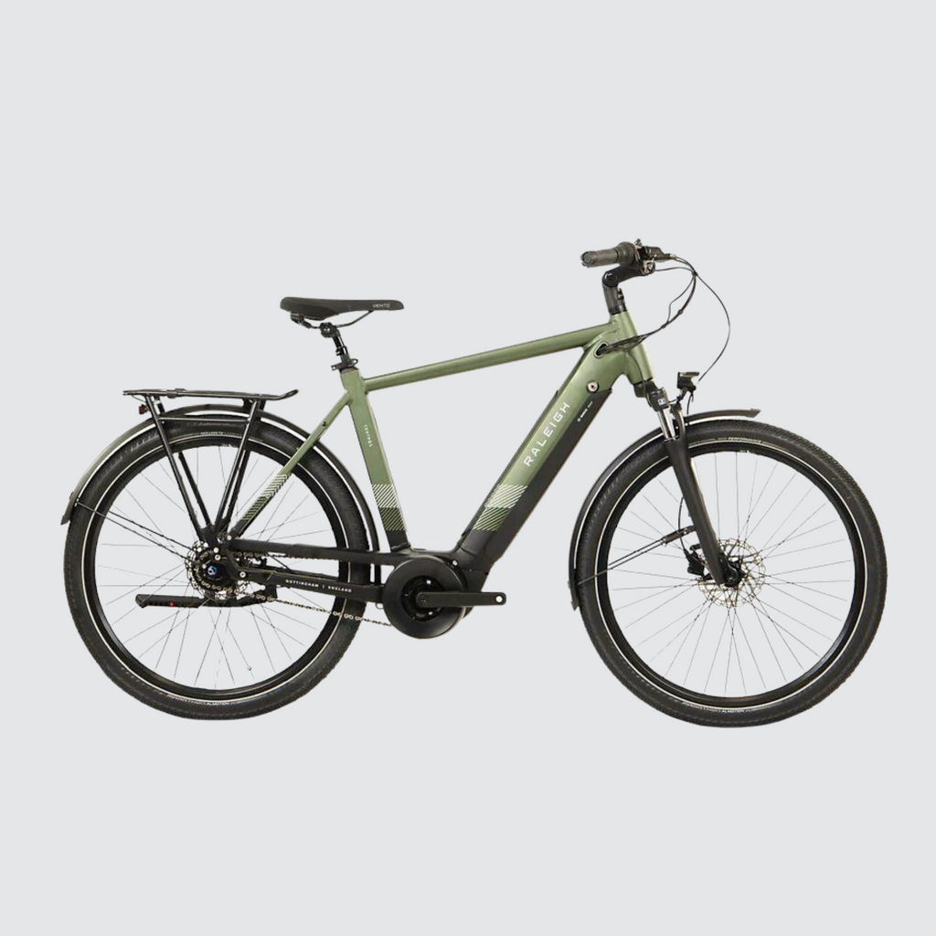 raleigh centros electric e bike green hub 