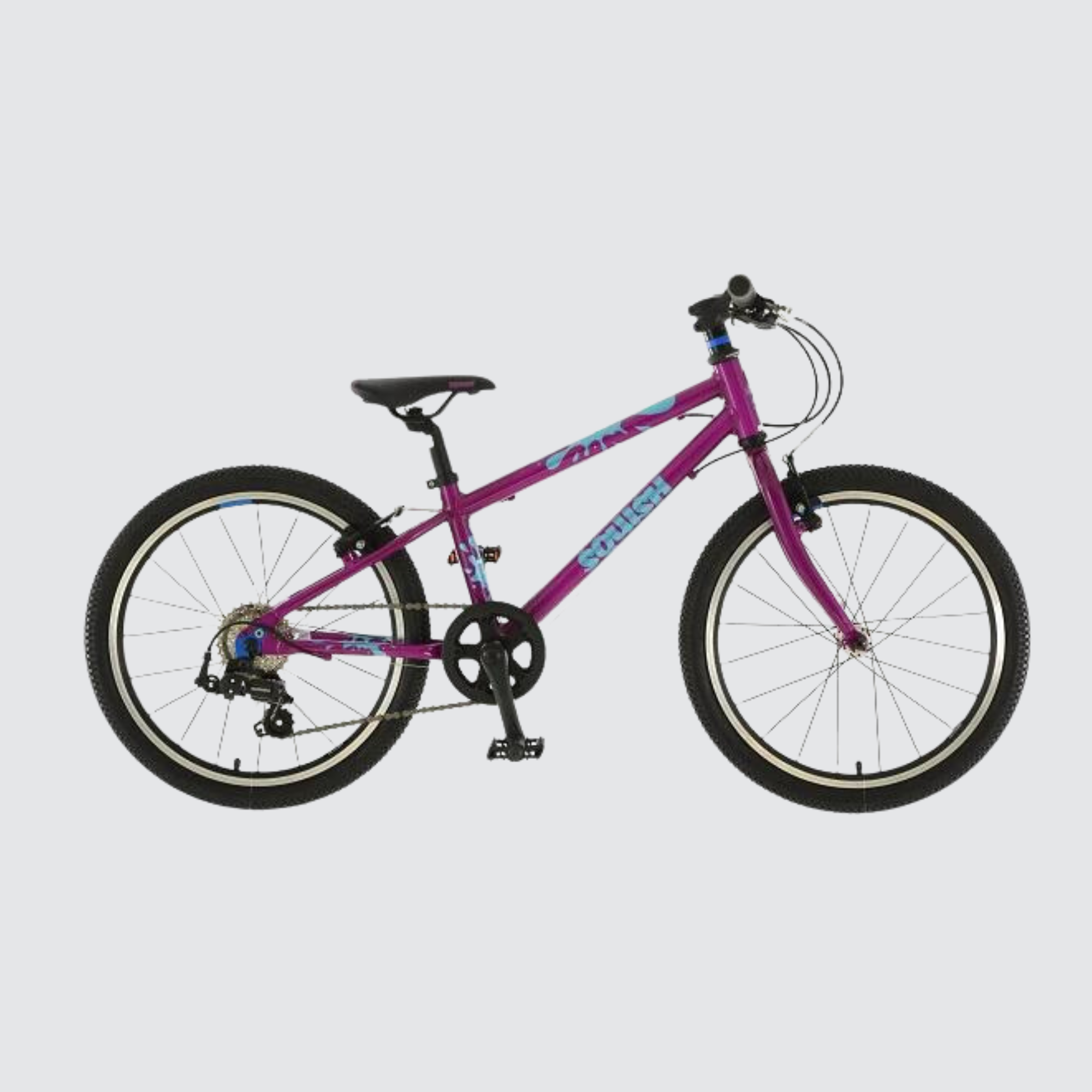 squish lightweight kids bike 20" purple