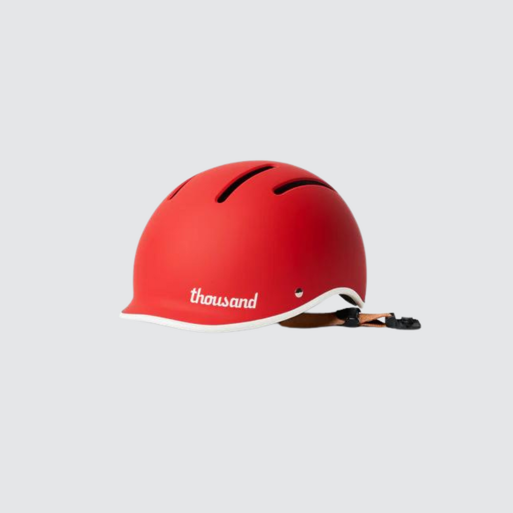 thousand junior kids bike helmet red