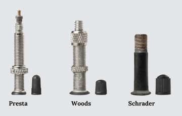 Woods valve top inner tube