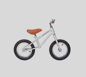 banwood first go balance bike chrome