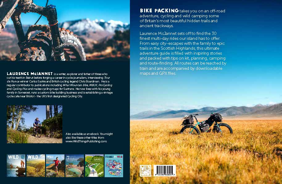 bikepacking book by Laurence mcjannet